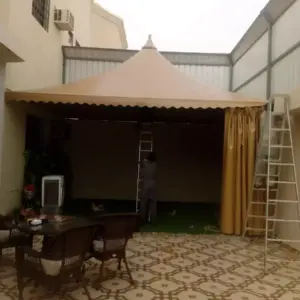 0028 دهانات وديكورات جدة | مظلات